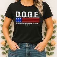 Funny Doge D.O.G.E. Department Of Government Efficiency Meme Women's T-Shirt thumb 2