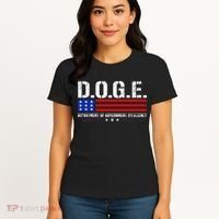 Funny Doge D.O.G.E. Department Of Government Efficiency Meme Women's T-Shirt thumb 4