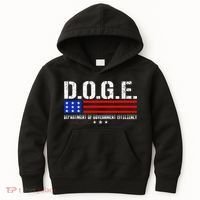 Funny Doge D.O.G.E. Department Of Government Efficiency Meme Kids Hoodie thumb 0
