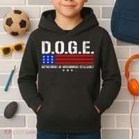 Funny Doge D.O.G.E. Department Of Government Efficiency Meme Kids Hoodie thumb 2