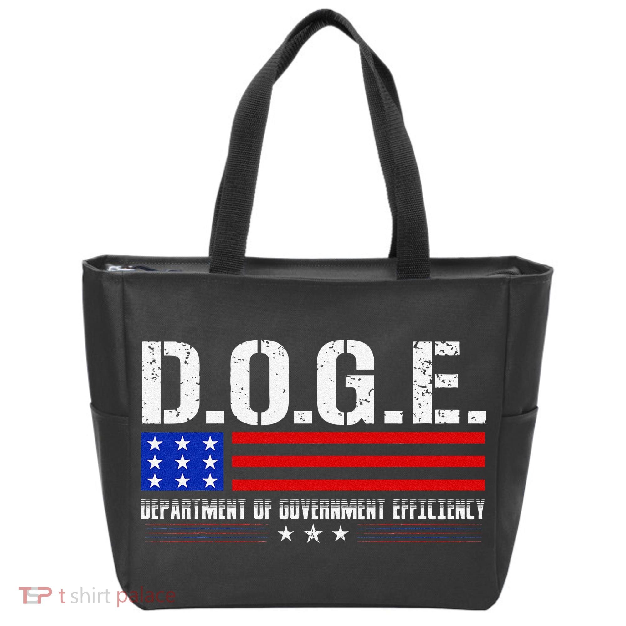 Funny Doge D.O.G.E. Department Of Government Efficiency Meme Tote Bag