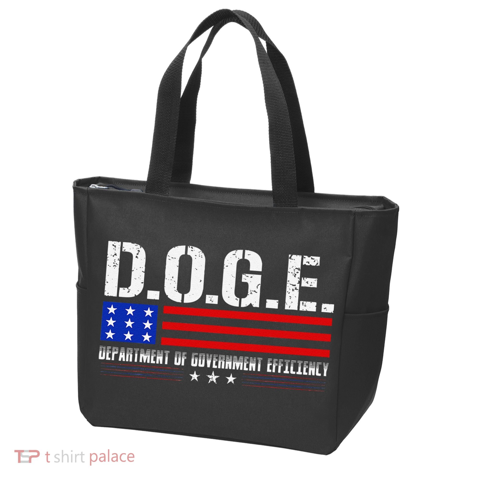 Funny Doge D.O.G.E. Department Of Government Efficiency Meme Tote Bag