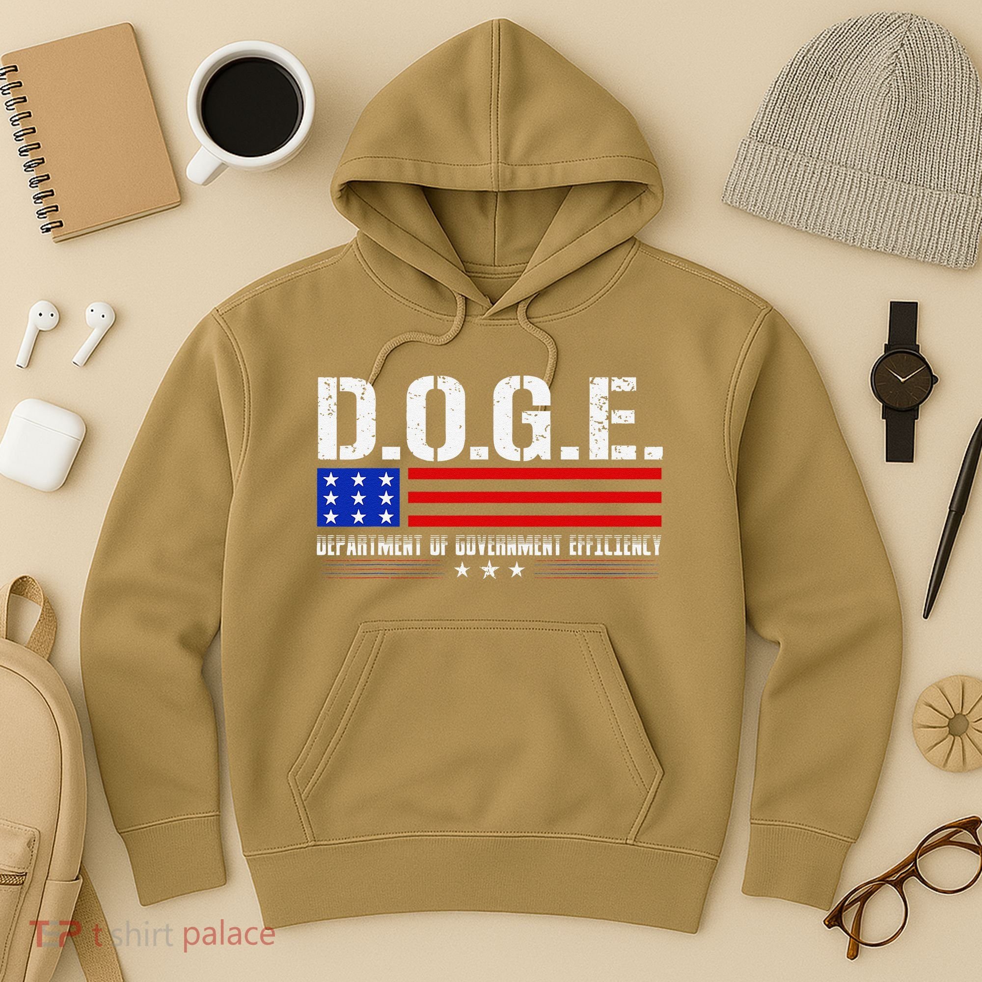 Funny Doge D.O.G.E. Department Of Government Efficiency Meme Hoodie