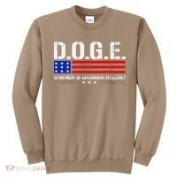 Funny Doge D.O.G.E. Department Of Government Efficiency Meme Sweatshirt thumb 0
