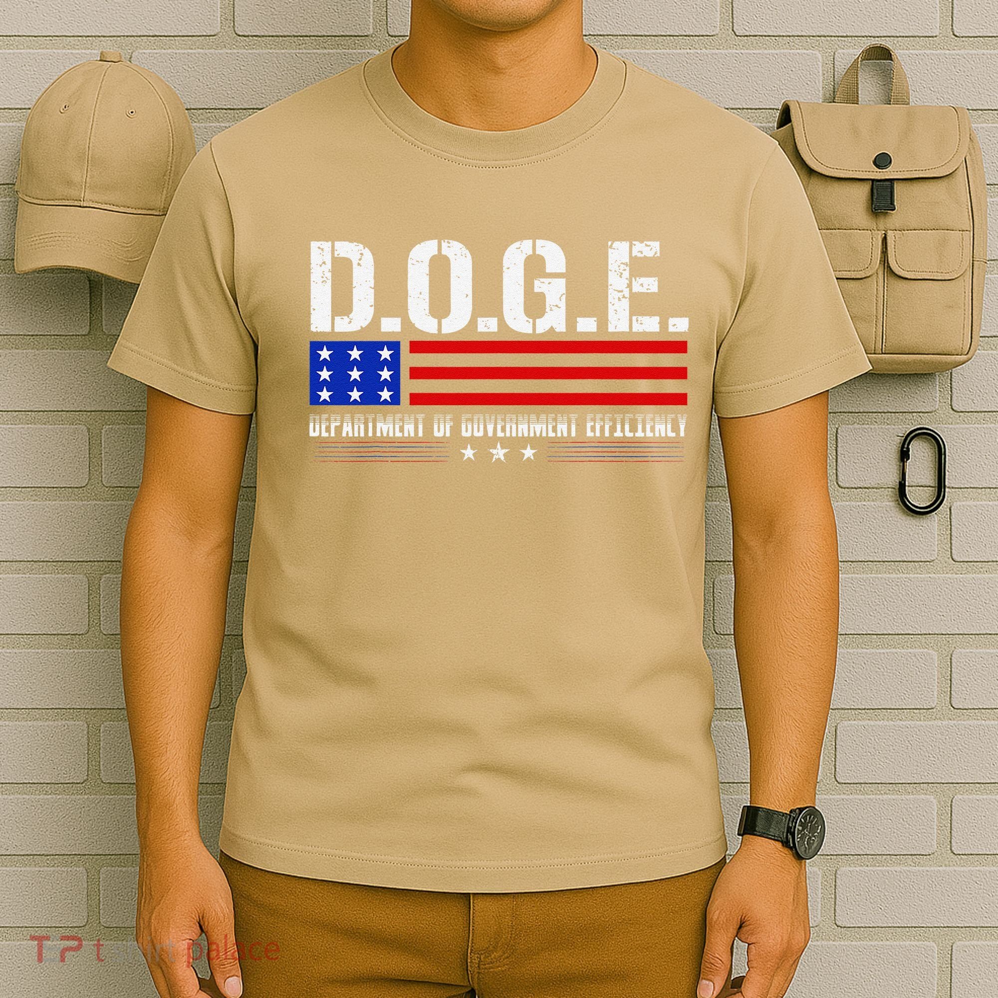 Funny Doge D.O.G.E. Department Of Government Efficiency Meme T-Shirt