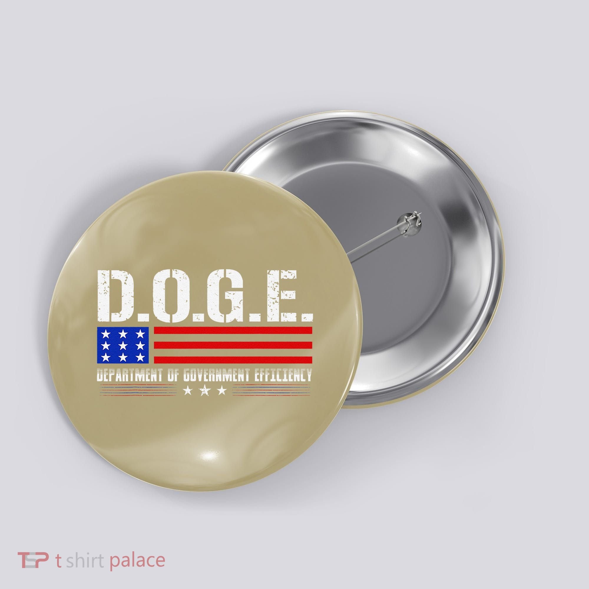 Funny Doge D.O.G.E. Department Of Government Efficiency Meme Button