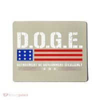 Funny Doge D.O.G.E. Department Of Government Efficiency Meme Mousepad thumb 0