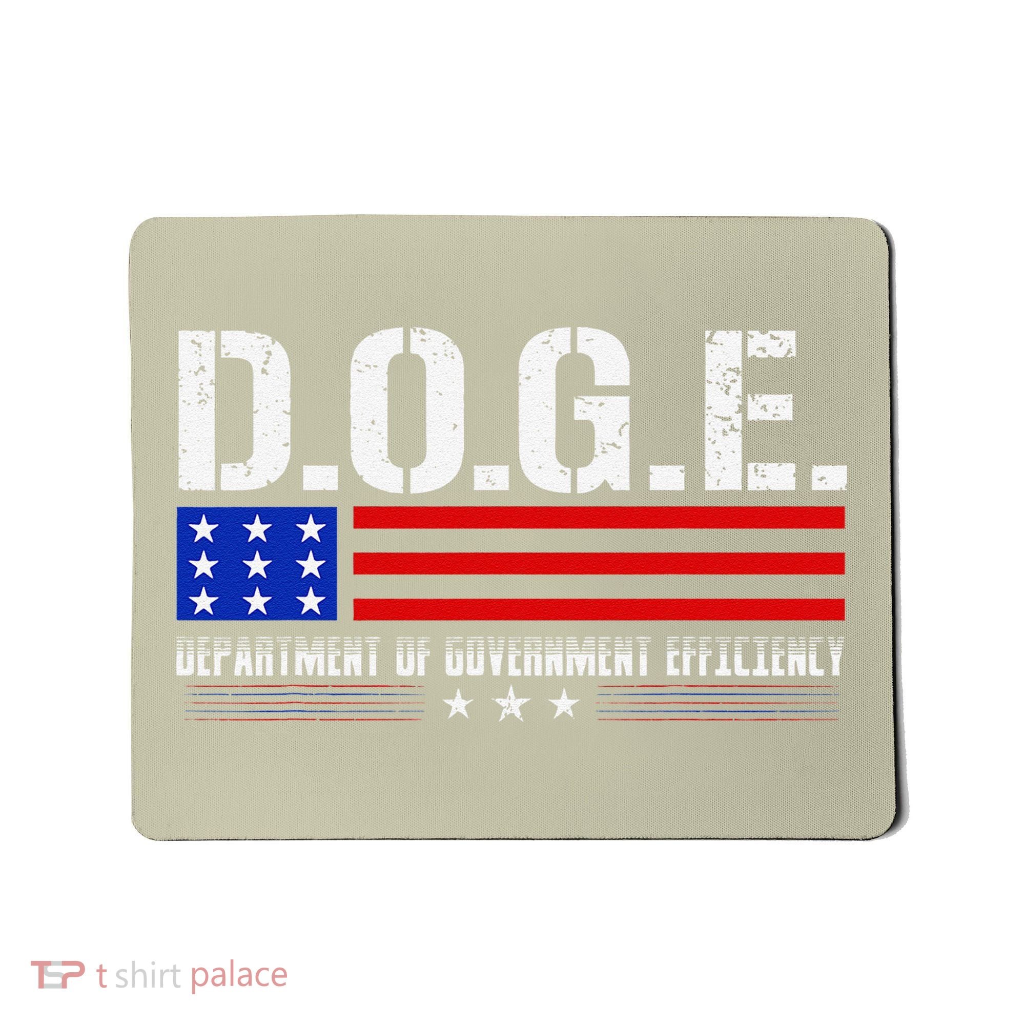 Funny Doge D.O.G.E. Department Of Government Efficiency Meme Mousepad