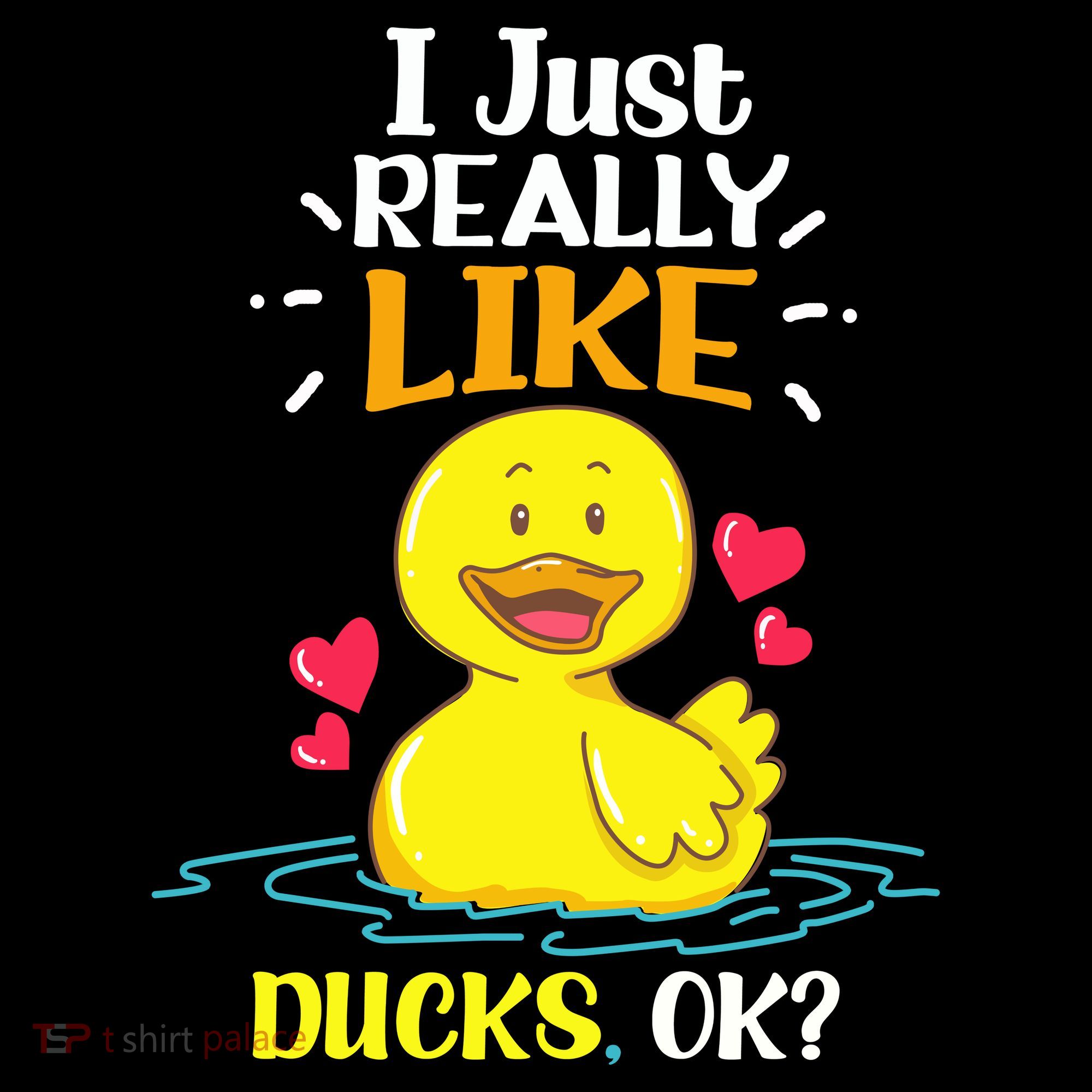 Funny Duck Ducks Rubber Gift Doggie Tank