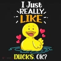 Funny Duck Ducks Rubber Gift Doggie Tank thumb 4
