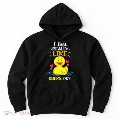 Funny Duck Ducks Rubber Gift Hoodie