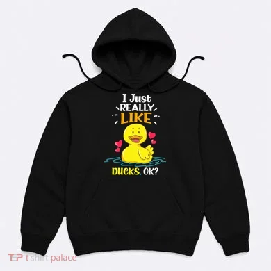 Funny Duck Ducks Rubber Gift Hoodie