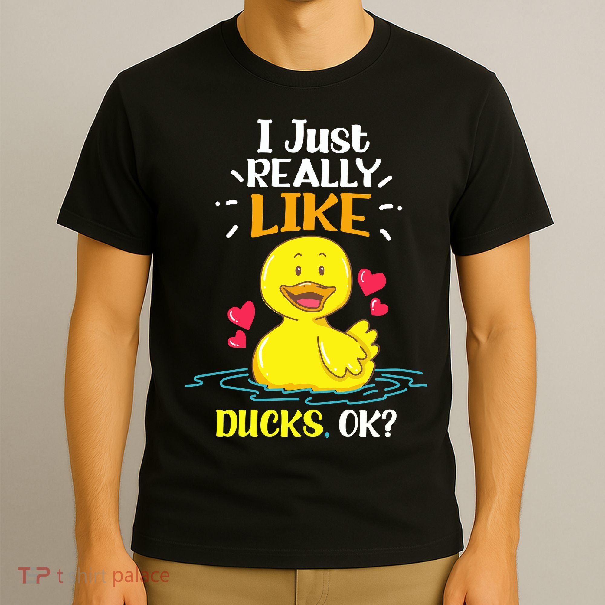Funny Duck Ducks Rubber Gift T-Shirt