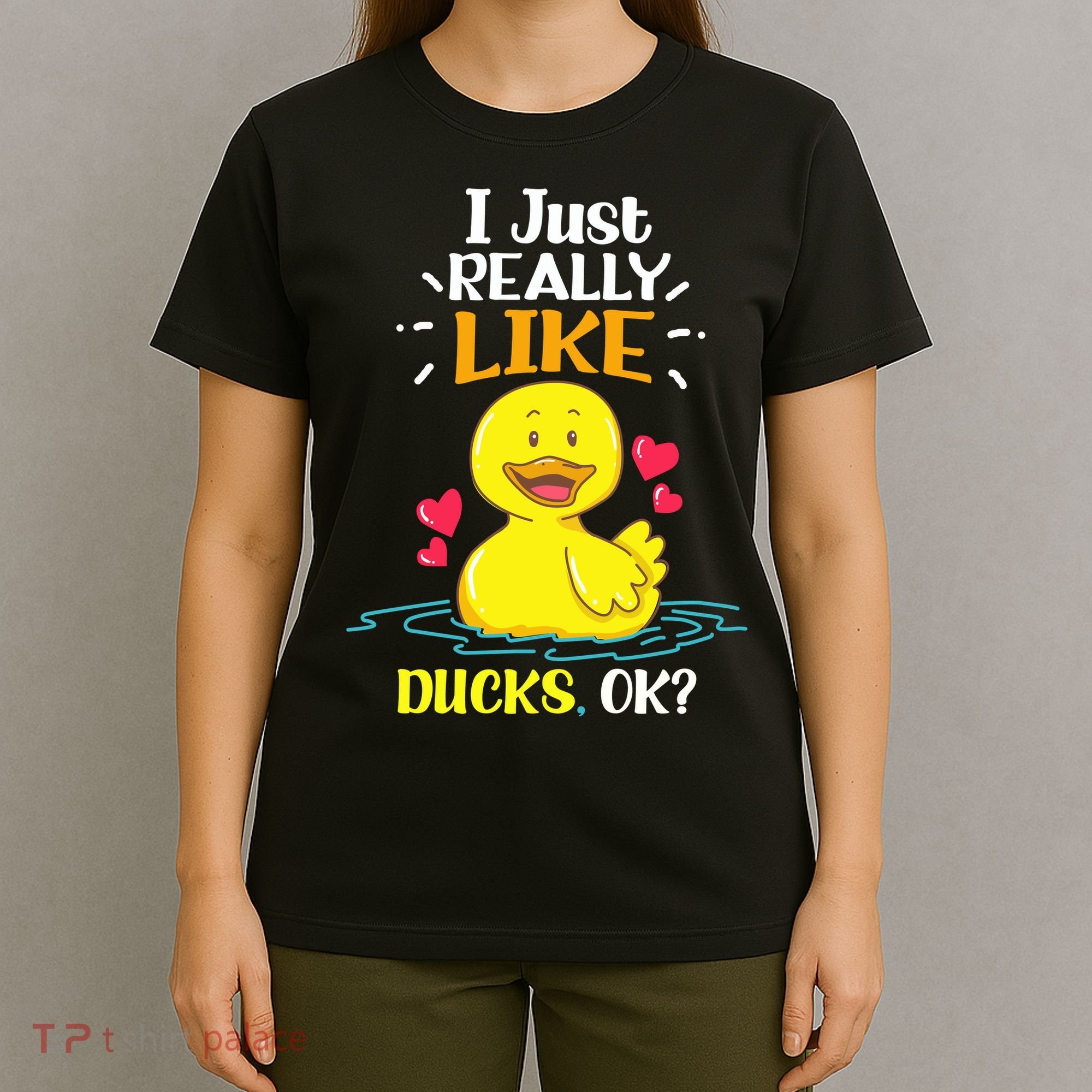 Funny Duck Ducks Rubber Gift T-Shirt