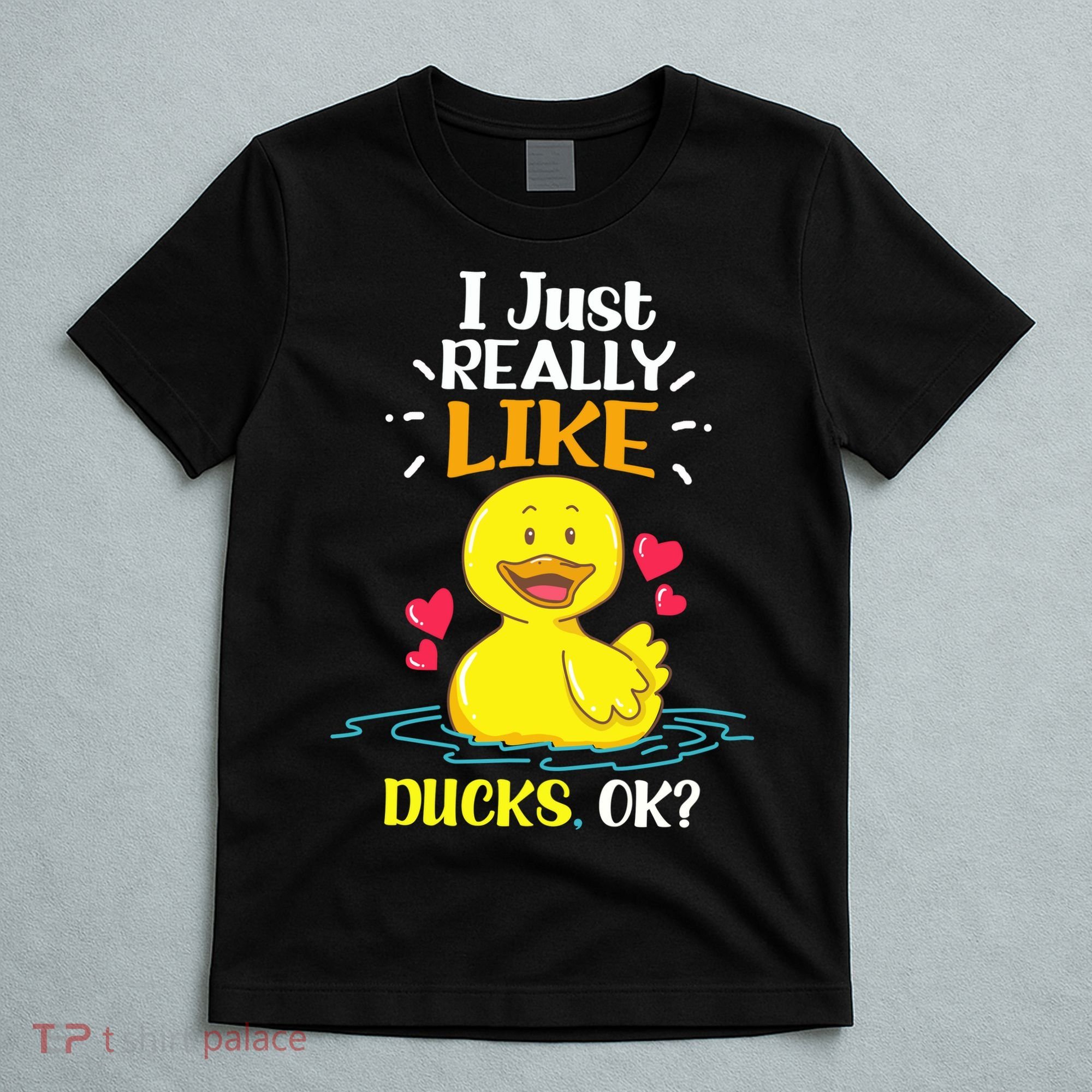 Funny Duck Ducks Rubber Gift T-Shirt