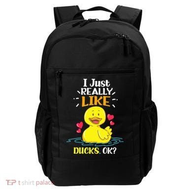 Funny Duck Ducks Rubber Gift Backpack