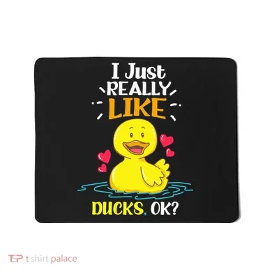 Funny Duck Ducks Rubber Gift Mousepad