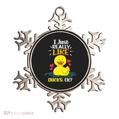 Funny Duck Ducks Rubber Gift Ornament