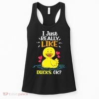 Funny Duck Ducks Rubber Gift Women's Tank Top thumb 0