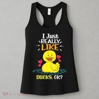 Funny Duck Ducks Rubber Gift Women's Tank Top thumb 3
