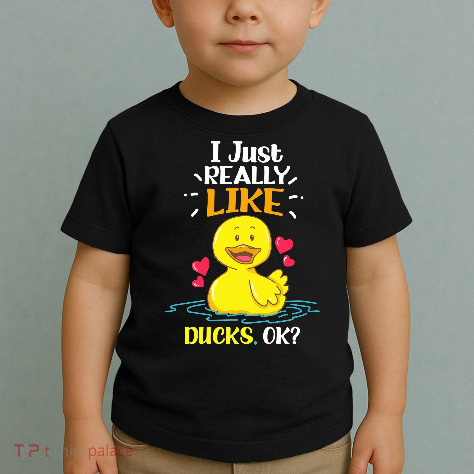 Funny Duck Ducks Rubber Gift Toddler T-Shirt