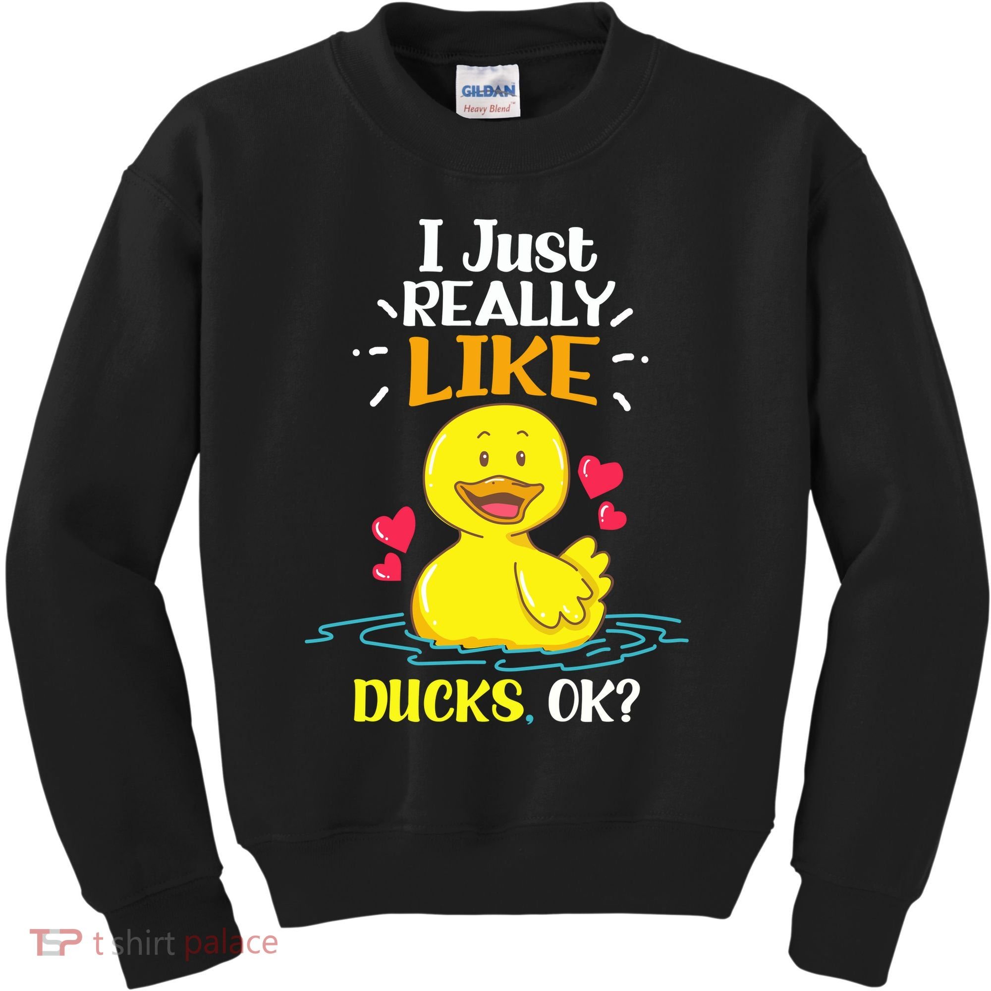 Funny Duck Ducks Rubber Gift Kids Sweatshirt