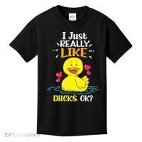 Funny Duck Ducks Rubber Gift Kids T-Shirt thumb 0