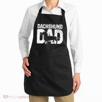 Funny Dachshund Dad Dog Lover Dachshund Father Dog Owner Apron thumb 2