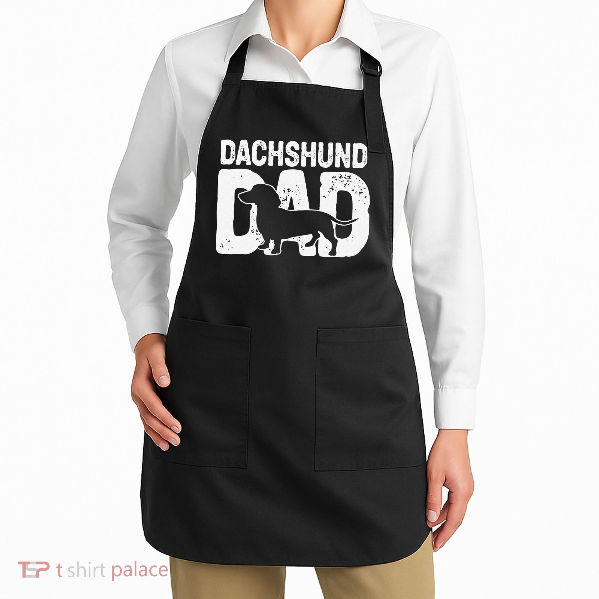 Funny Dachshund Dad Dog Lover Dachshund Father Dog Owner Apron