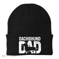 Funny Dachshund Dad Dog Lover Dachshund Father Dog Owner Beanie thumb 0