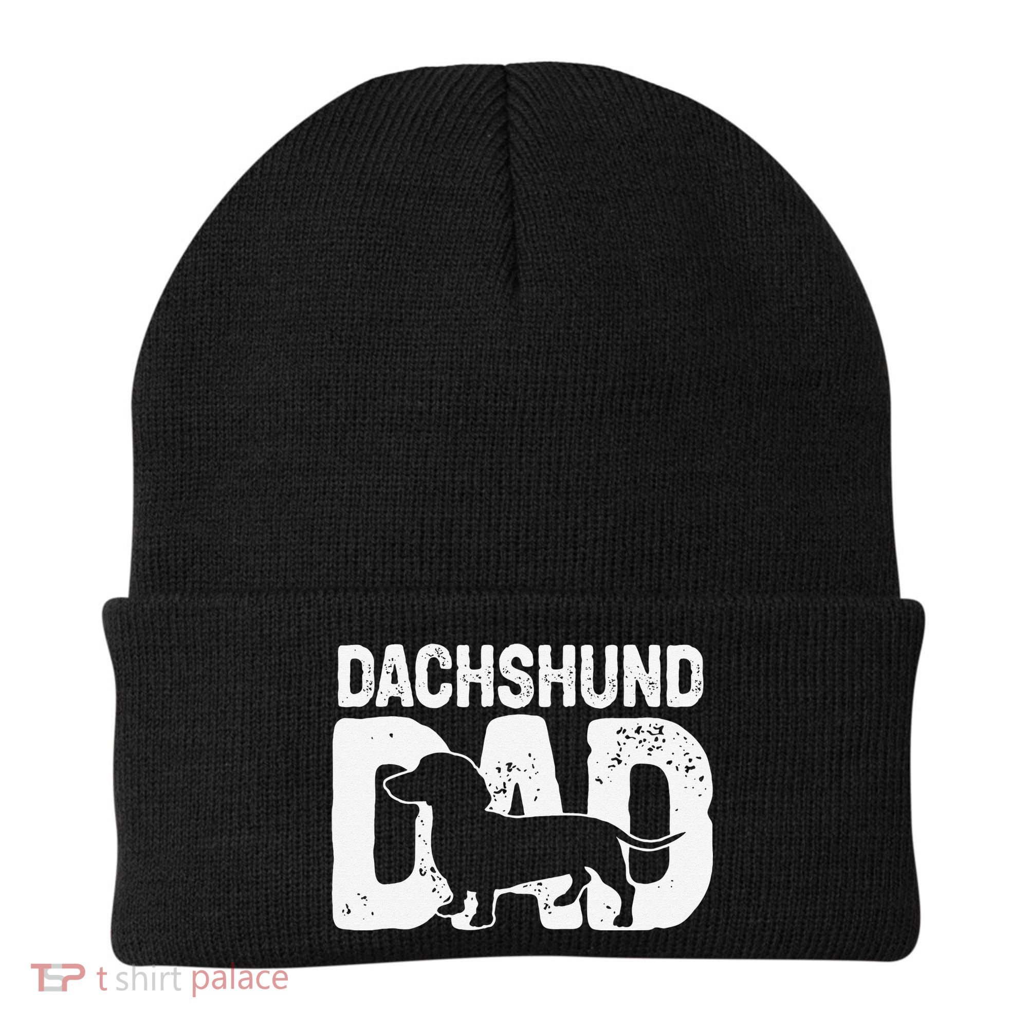 Funny Dachshund Dad Dog Lover Dachshund Father Dog Owner Beanie