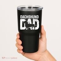 Funny Dachshund Dad Dog Lover Dachshund Father Dog Owner Tumbler thumb 2