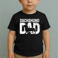 Funny Dachshund Dad Dog Lover Dachshund Father Dog Owner Toddler T-Shirt thumb 2