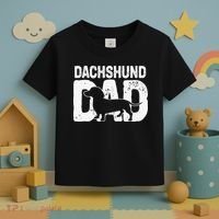 Funny Dachshund Dad Dog Lover Dachshund Father Dog Owner Toddler T-Shirt thumb 3