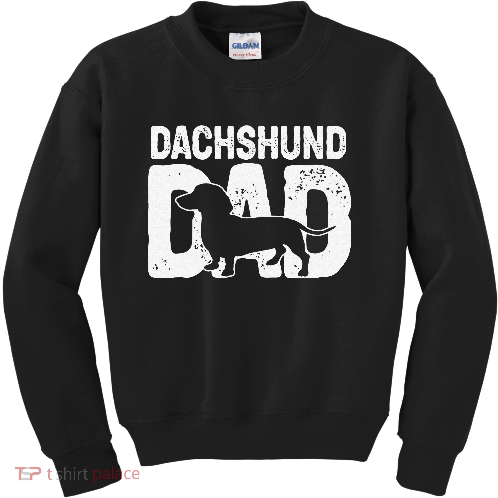 Funny Dachshund Dad Dog Lover Dachshund Father Dog Owner Kids Sweatshirt