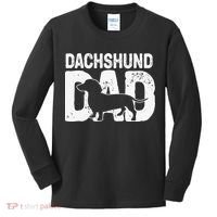 Funny Dachshund Dad Dog Lover Dachshund Father Dog Owner Kids Long Sleeve Shirt thumb 0