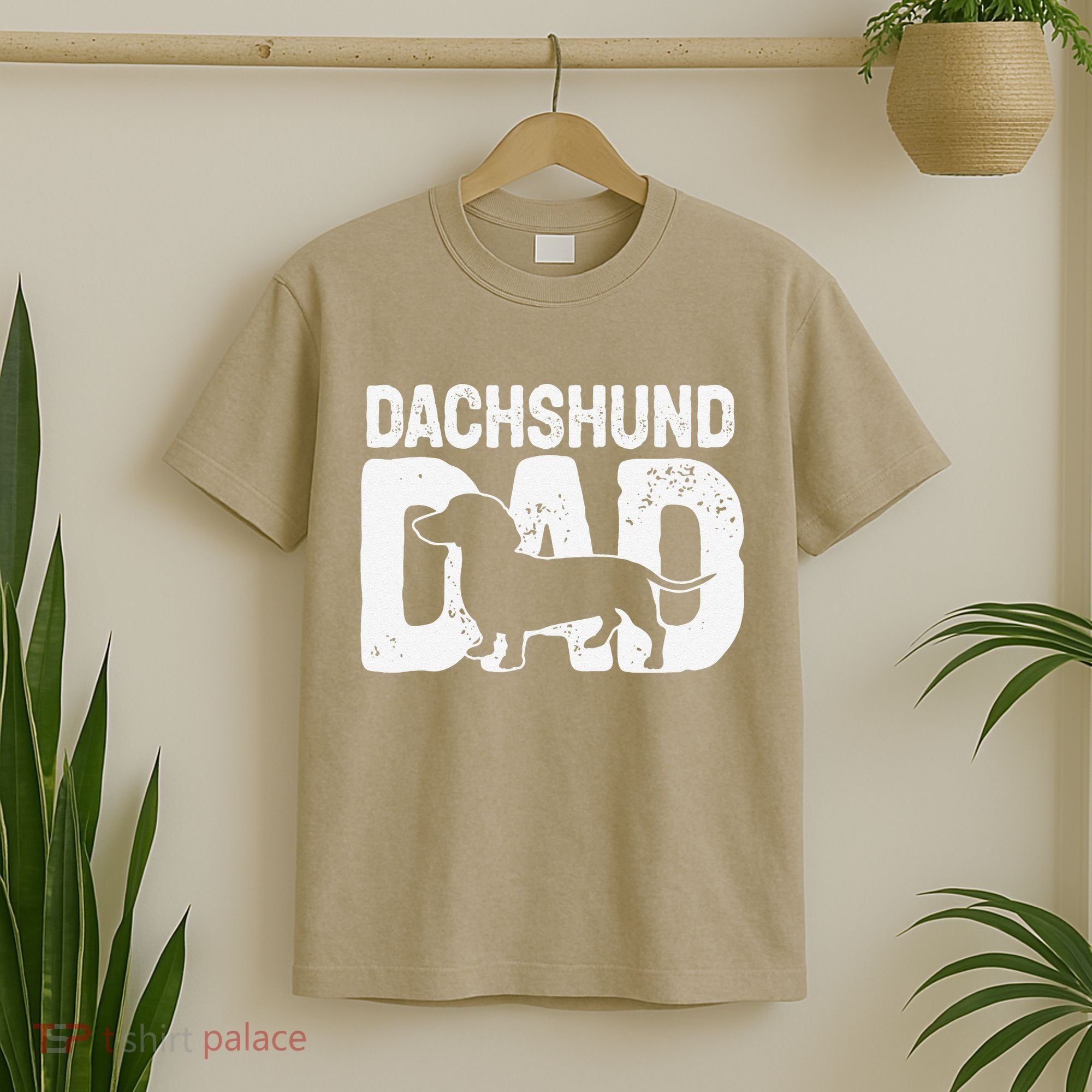 Funny Dachshund Dad Dog Lover Dachshund Father Dog Owner T-Shirt
