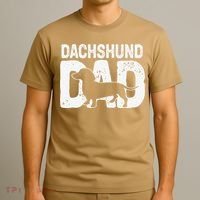 Funny Dachshund Dad Dog Lover Dachshund Father Dog Owner T-Shirt thumb 3