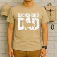 Funny Dachshund Dad Dog Lover Dachshund Father Dog Owner T-Shirt thumb 6
