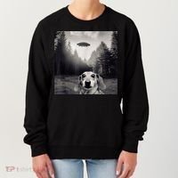 Funny Dachshund Dog Alien Ufo Gift Women's Sweatshirt thumb 0