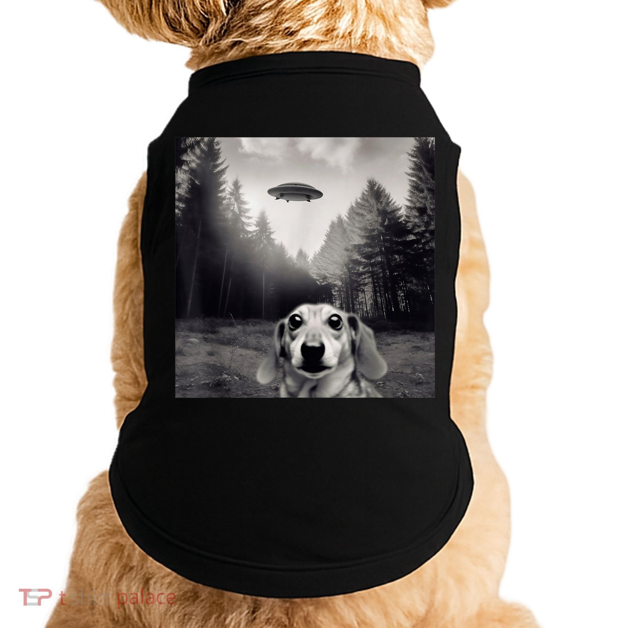 Funny Dachshund Dog Alien Ufo Gift Doggie Tank