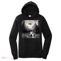 Funny Dachshund Dog Alien Ufo Gift Women's Hoodie thumb 0