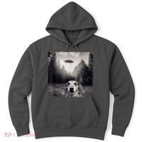 Funny Dachshund Dog Alien Ufo Gift Hoodie thumb 0