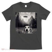 Funny Dachshund Dog Alien Ufo Gift T-Shirt thumb 0