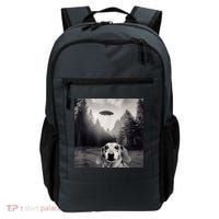 Funny Dachshund Dog Alien Ufo Gift Backpack thumb 0