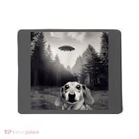 Funny Dachshund Dog Alien Ufo Gift Mousepad thumb 0
