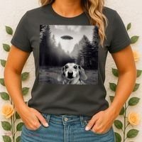 Funny Dachshund Dog Alien Ufo Gift Women's T-Shirt thumb 2