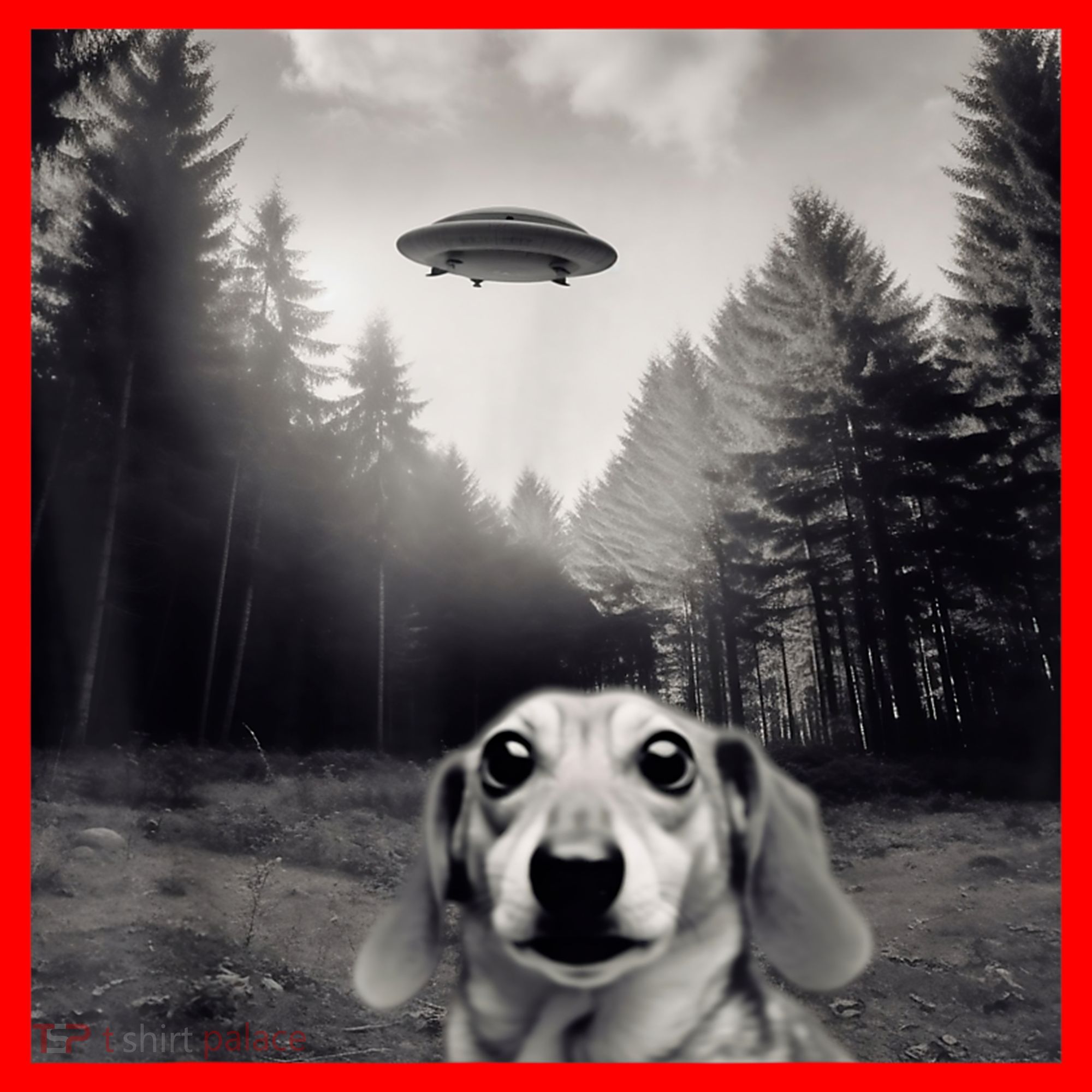 Funny Dachshund Dog Alien Ufo Gift Santa Hat