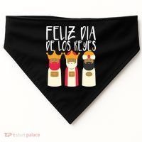 Feliz Dia De Reyes Happy Epiphany Day Three Kings Day Cute Gift USA-Made Doggie Bandana thumb 0