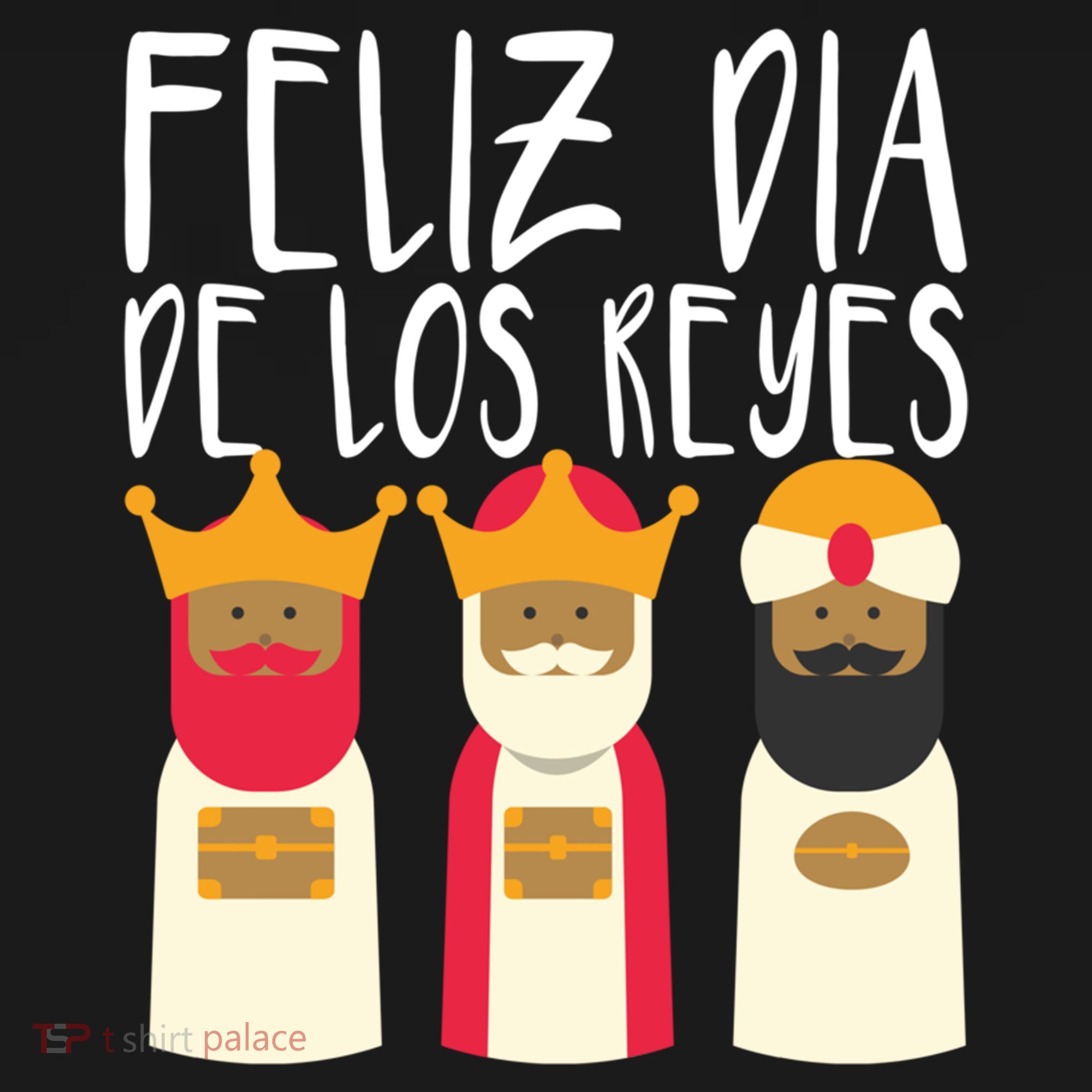 Feliz Dia De Reyes Happy Epiphany Day Three Kings Day Cute Gift USA-Made Doggie Bandana